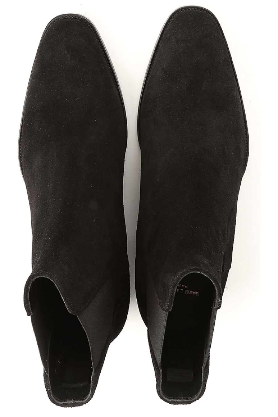 Giày Saint Laurent Wyatt Suede Chelsea Boot Black 443208BT3001000