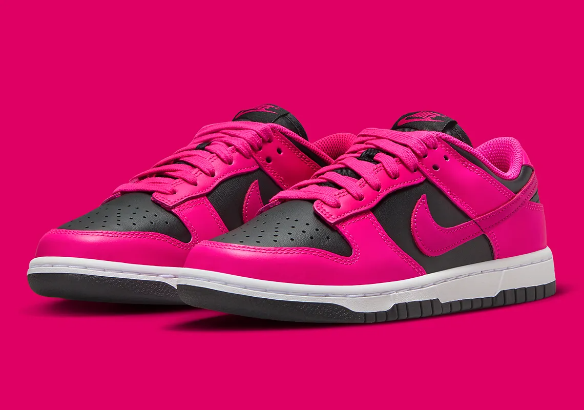 Gi Y Nike Dunk Low Fierce Pink Black Dd Jordan