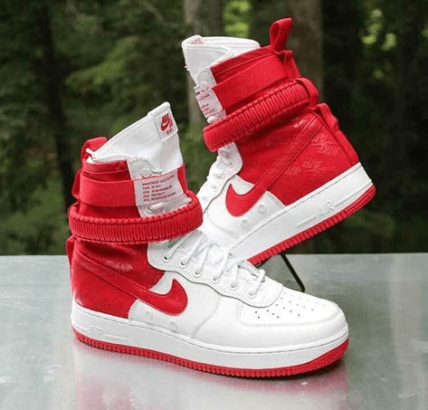 Nike sf clearance af1 university red