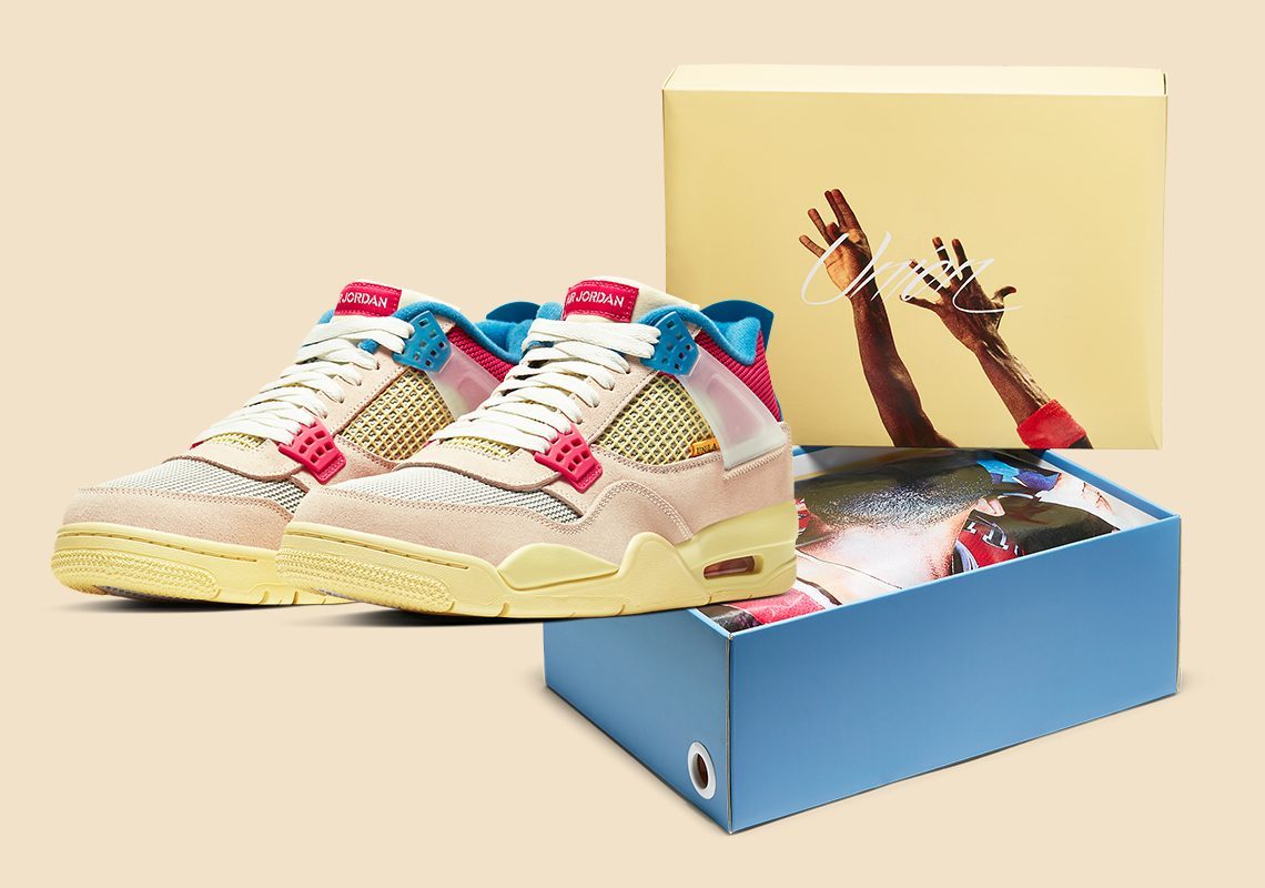 Giày Nike Air Union LA x Air Jordan 4 Retro 'Guava Ice' DC9533-800