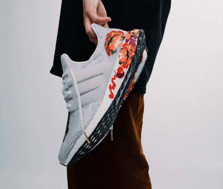 Ultra boost 2020 'chinese new year  grey clearance floral'