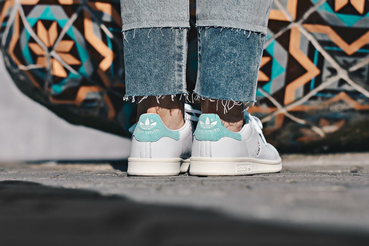 Giay Adidas Stan Smith Originals Aqua s Men BZ0461 Jordan 1