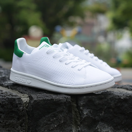 Gi y Adidas Stan Smith Primeknit J White Green S75351 Jordan 1