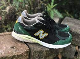 Giày New Balance 990v3 Black Green Yellow M990CP3 - Jordan 1